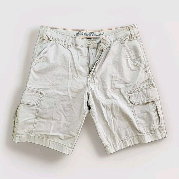 Cargo Shorts Men 38 Lot of 2 Eddie Bauer Oakley Cotton Pockets Outdoor Zip Fly - Picture 10 of 13